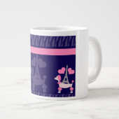 Pariser Poodle der 1950er Jahre Jumbo-Tasse (Vorderseite Rechts)