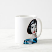 Pariser Pop-Stimmung Kaffeetasse (VorderseiteRechts)