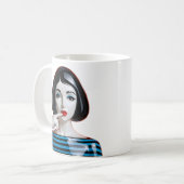 Pariser Pop-Stimmung Kaffeetasse (Vorderseite Links)