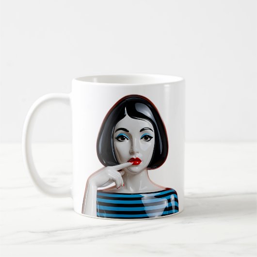 Pariser Pop-Stimmung Kaffeetasse (Links)
