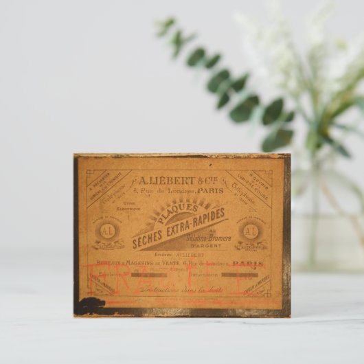 Pariser Postkarte (Stehend Vorderseite)