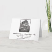 Pariser Postkarten-Gruß-Karten Karte (Rückseite)