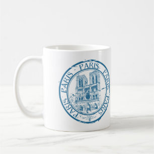 Pariser Poststempel Kaffeetasse