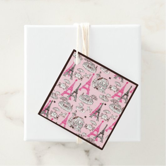 Pariser Promenade Geschenkanhänger (Beispiel)