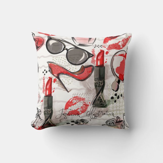 Pariser Reversible Pillow Kissen (Vorderseite)