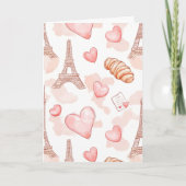 Pariser Romantik Valentinstag Blanko (Vorderseite)
