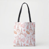 Pariser Romantik Valentinstag Tasche (Vorderseite)