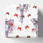 Pariser romantischer Lila Eiffelturm Schmetterling Geschenkschachtel (Oben)