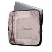 Pariser Rosa-Laptop Laptopschutzhülle (Vorderseite Links)