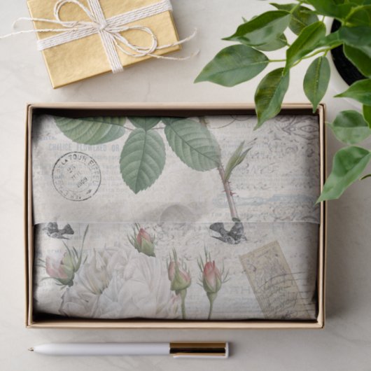 Pariser Rose Seidenpapier (Geschenk)