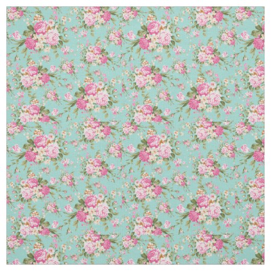 Pariser Rosen Stoff (Muster)