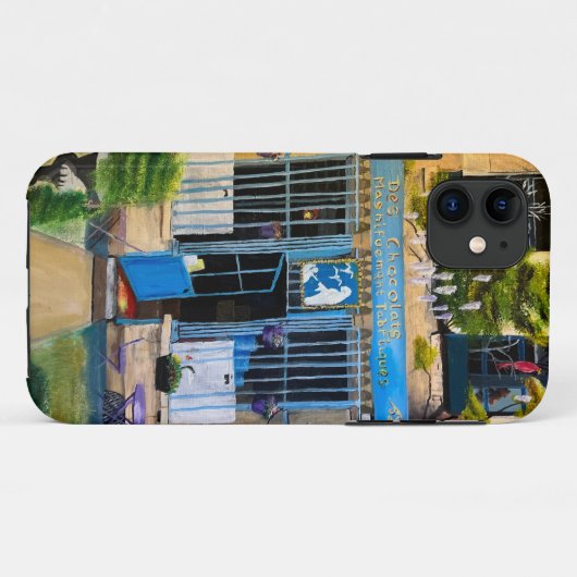 Pariser Schokoladenladen, nach Gary Poling Case-Mate iPhone Hülle (Rückseite (Horizontal))