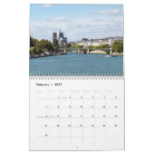 Pariser Sehenswürdigkeiten Kalender (Feb 2027)