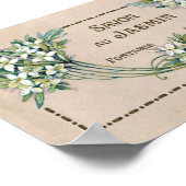 Pariser Seifenlabel Poster (Ecke)