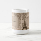 Pariser Sepia-Kaffeetasse Kaffeetasse (Mittel)