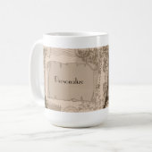 Pariser Sepia-Kaffeetasse Kaffeetasse (Vorderseite Links)