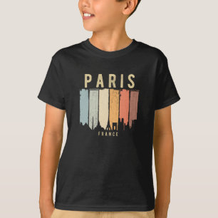 Pariser Skyline Frankreich T-Shirt