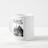 Pariser Souvenir Kaffeetasse (Vorderseite Links)