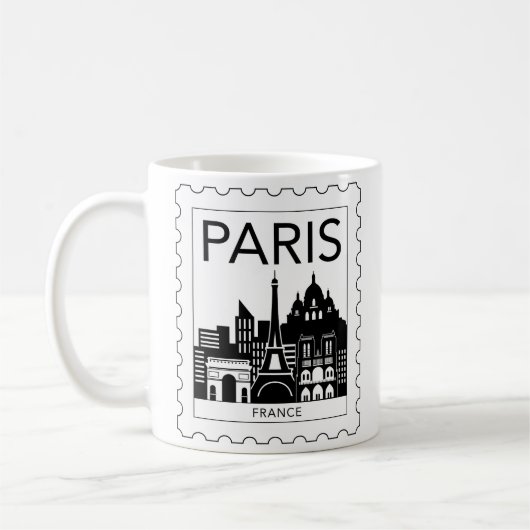 Pariser Souvenir Kaffeetasse (Links)
