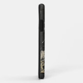 Pariser Stadt Liebe Eiffelturm Blumengestalt Case-Mate iPhone Hülle (Hinten/Rechts)