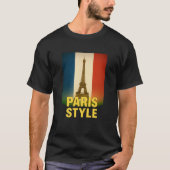 Pariser Stil T-Shirt (Vorderseite)