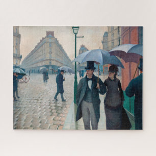 Pariser Straße an einem regnerischen Tag Gustave Puzzle