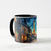 Pariser Straße, Eiffelturm: Ein faszinierendes Par Tasse (Vorderseite Links)