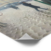 Pariser Straße in Rainy Weather Poster (Ecke)