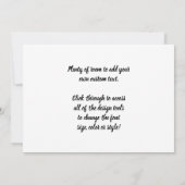 Pariser Straße mit Bauern von Vincent van Gogh Einladung (Rückseite)