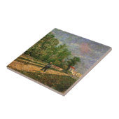 Pariser Straße mit Bauern von Vincent van Gogh Fliese (Seite)