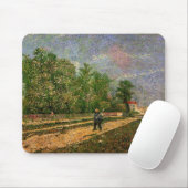Pariser Straße mit Bauern von Vincent van Gogh Mousepad (Mit Mouse)