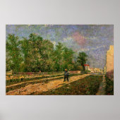 Pariser Straße mit Bauern von Vincent van Gogh Poster (Vorne)