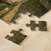 Pariser Straße mit Bauern von Vincent van Gogh Puzzle (Seite)
