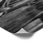 Pariser Straße und Sacre Coeur - Poster (Ecke)