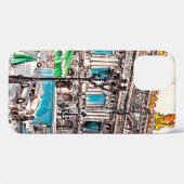  Pariser Straßenansicht des Theaters Wicked cafe p Case-Mate iPhone Hülle (Rückseite (Horizontal))