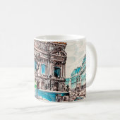  Pariser Straßenansicht des Theaters Wicked cafe p Kaffeetasse (VorderseiteRechts)