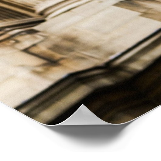 Pariser Straßenschilder Poster (Ecke)