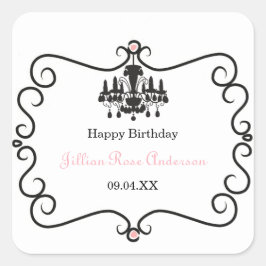 Pariser Themen- Square Sticker