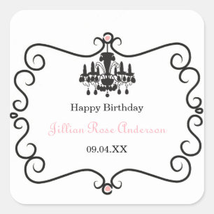 Pariser Themen- Square Sticker