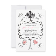 Pariser Themenbereich - 3x5 Junggeselinnen-Abschie