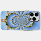 Pariser Traum | Eiffelturm Kaleidoskop Blauer Himm Case-Mate iPhone Hülle (Rückseite (Horizontal))