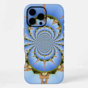 Pariser Traum Eiffelturm Kaleidoskop Blauer Himm iPhone 16 Pro Max Hülle
