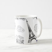 Pariser Traum-Tasse Kaffeetasse (VorderseiteRechts)
