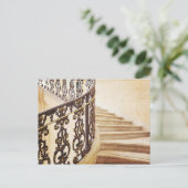 Pariser Treppe Fotografie Postkarte (Stehend Vorderseite)