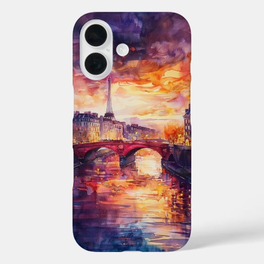 Pariser Twilight-Reflektionen Case-Mate iPhone Hülle (Rückseite)