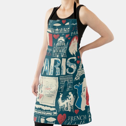 Pariser Vintag: Französische Republik Elegance Schürze (InSitu)