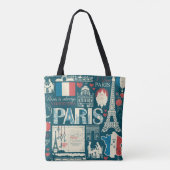 Pariser Vintag: Französische Republik Elegance Tasche (Rückseite)