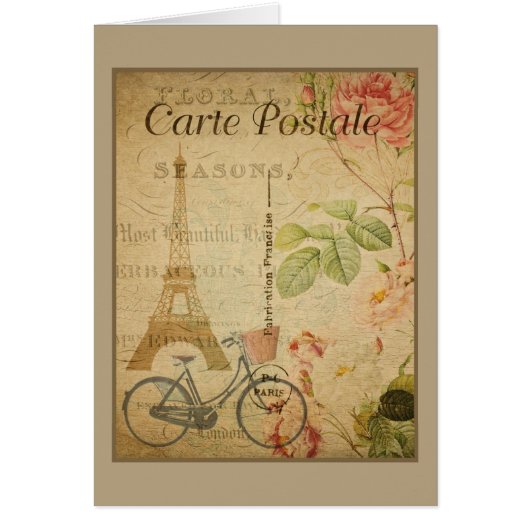 Pariser Vintage mit Eiffelturm (Vorne)