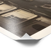 Pariser Vintage-Poster Fotodruck (Ecke)