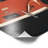 Pariser Vintage-Poster Fotodruck (Ecke)